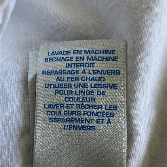 Boden 100% Cotton Double Ruffle Front Shirt Blouse button jabot crisp white 12 - Picture 13 of 13